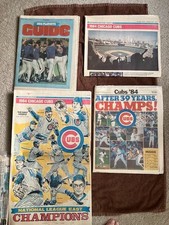 LOT OF 12 Chicago Tribune, Daily Herald, Sun Times - CHICAGO CUBS 1984 PLAYOFFS picture