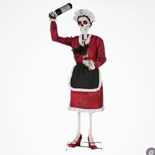 5.5 Ft Animated LED Marie The Meddling Maid Halloween Decoration- Open Box picture
