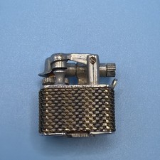 VTG Continental Japan Micro Lighter - Unique Chain Mail Texture - Rare Miniature picture