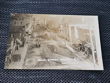 RPPC Addison, N.Y. Main Street, Stores, Dirt Street  Store Signs Postcard 399 picture