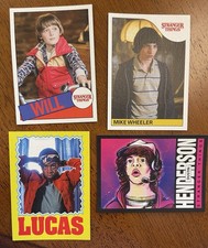 2019 Netflix Topps Stranger Things Online Lot Mint Cards 17 18 19 & 20 picture