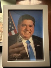 J.B Pritzker Autographed Photo With Frame+ Authentication From Governors Office picture