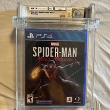 2020 Spider-Man Miles Morales Play Station 4 PS4 Video Game WATA 9.6 Seal A++ picture