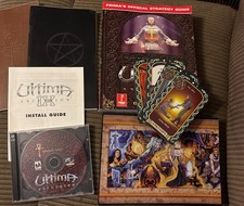 🔥Ultima IX Ascension PC - HUGE Collector Lot: Tarot Cards, Prima Guide + Poster picture