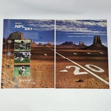NFL 2K1 Sega Dreamcast Suddenly Print Ad/Poster Official Promo Art picture