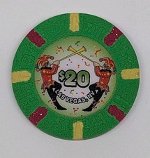 $20 Harrah's Las Vegas Nevada 1996 Casino Chip Sharp Edges  picture