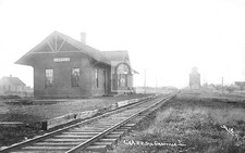 Railroad Train Station Depot Granville Illinois IL - Reprint picture