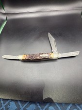 Remington USA Three Blade Stockman Knife, Jigged Delrin, Factory Edge Unsharpend picture