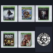 Xbox One Video Game 5-Game Bundle Good Condition Shadow of Mordor Dishonored 2 picture