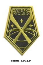 X-COM VIGILO CONFIDO - HOOK BACK GOLD PATCH - XCOM10V picture