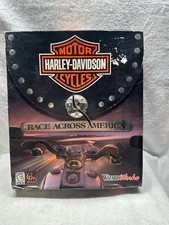 Harley-Davidson Motorcycles Race Across America New Sealed Big Box Computer Game picture