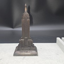 Vintage Empire State Building Metal Souvenir Statue 6