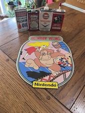 NICE NINTENDO DONKEY KONG PORCELAIN SIGN picture