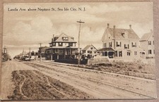 1911 Sea Isle City NJ, Landis Ave. Above Neptune St, Cape May County, Postcard picture