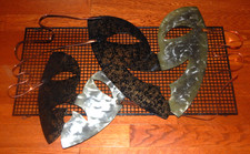VTG Metal Theatre Comedy Tragedy Masks Large 36