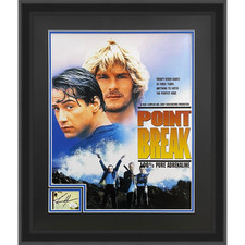 Keanu Reeves Autographed Point Break Deluxe Framed 16x20 Movie Poster Piece - JS picture