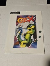 Gex Crystal Dynamics Folder Advertising Video Game Merch Ad Retro 3d0 picture