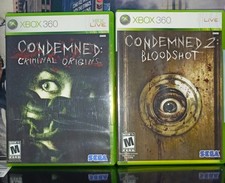 Condemned 2 Bloodshot -Microsoft Xbox 360 & Condemned: Criminal Origins, ALL CIB picture