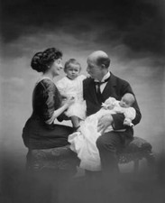 Prince George Of Greece And Of Denmark And His Wife Princess Marie Old Photo picture