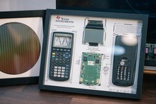 Framed TI-83 Plus Calculator Teardown, Texas Instruments Graphing Calculator Art picture