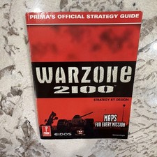 Warzone 2100 Official Strategy Guide Prima Games Video Game Strategy Guide Maps picture