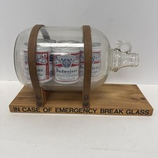 Vintage Budweiser Collectible “In Case of Emergency Break Glass” picture