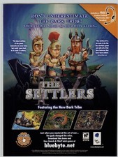 The Settlers IV 4 PC 2000 Vintage Print Ad/Poster Official Game Advertisement picture