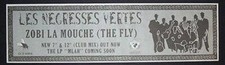 Les Negresses Vertes Zobi La Mouche 1989 Small Poster Type Advert, Promo Ad picture