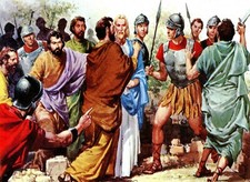 Catholic print picture  -  Judas Betrayal T  -  8