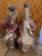 Lladro Figurine Rare , Magistrates, 2 Magistrates with Scrolls picture