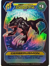 Bandai Digimon D-Tector Series 4 Holographic Trading Card Game Cerberusmon picture