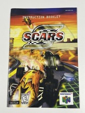 S.C.A.R.S (SCARS) - Nintendo 64 N64 Video Game Instruction Booklet Manual ONLY picture