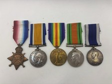 Named Original WWI British Royal Navy 1914-1918 Campaign Victory Medals picture