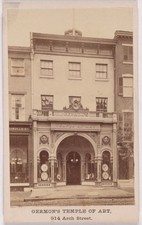 Washington Germon Temple of Art 1860s Vintage Architecture Photo Reprint Wall Ar picture