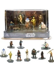 Disney Star Wars Droids and Creatures Deluxe 10 Figure Play Set Cake Topper picture
