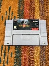 Mortal Kombat 2 II (Super Nintendo SNES) Video Game Cartridge Tested & Working picture