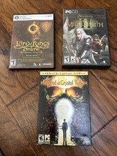 PC GAME LOT • 2 The Lord Of The Rings games & The Legend Of Crystal Valley picture
