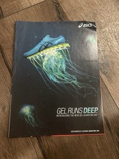 ASICS Gel Quantum Sneakers Poster Print Ad Photo 8” x 11” Running Exercise + picture