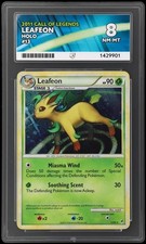 Leafeon 13/95 Call of Legends Holo 2011 Pokemon Card Graded ACE 8 picture