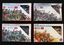 ESCI 1:72 Plastic Infantry Soldier Figures British & Russian Vintage 1983 UNUSED picture