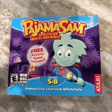 Pajama Sam No Need to Hide When It's Dark Outside 5-8 Pc XP Classic Kid Fun New picture