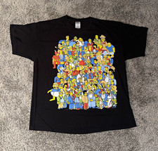Delta Pro Weight The Simpsons Character Collage  T-Shirt 2007 vintage picture