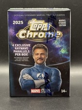 2025 TOPPS CHROME MARVEL STUDIOS Value Blaster Box Brand New QTY picture