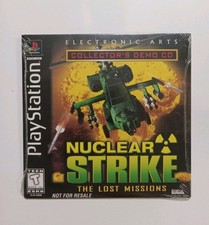 Rare sealed Sony Playstation 1 Nuclear Strike Lost Mission's Collector's Demo picture