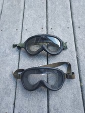 Vietnam War US Army 1974 Sun Wind and Dust Goggles Good Condition Military Optic picture