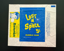 1966 Topps Lost in Space 5¢ Wax Wrapper - Bazooka Bubble Gum Ad picture