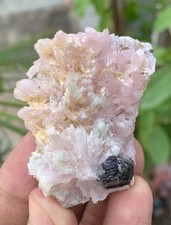 62 Gm Pink Tourmaline Crystal Cluster, Tourmaline Specimen From Afghanistan picture