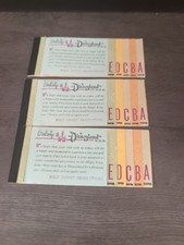 Vintage 1970s Disneyland Ticket Book 8 Coupons E D C B A Walt Disney picture