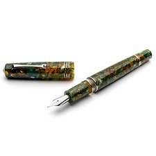 Leonardo Momento Zero Grande 2.0 Fountain Pen in Girasole, Stainless Steel M Nib picture