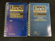 JANE'S COMBAT SIMULATIONS FIGHTER'S ANTHOLOGY & EXPERT FLIGHT MANUAL,1ST EDITION picture